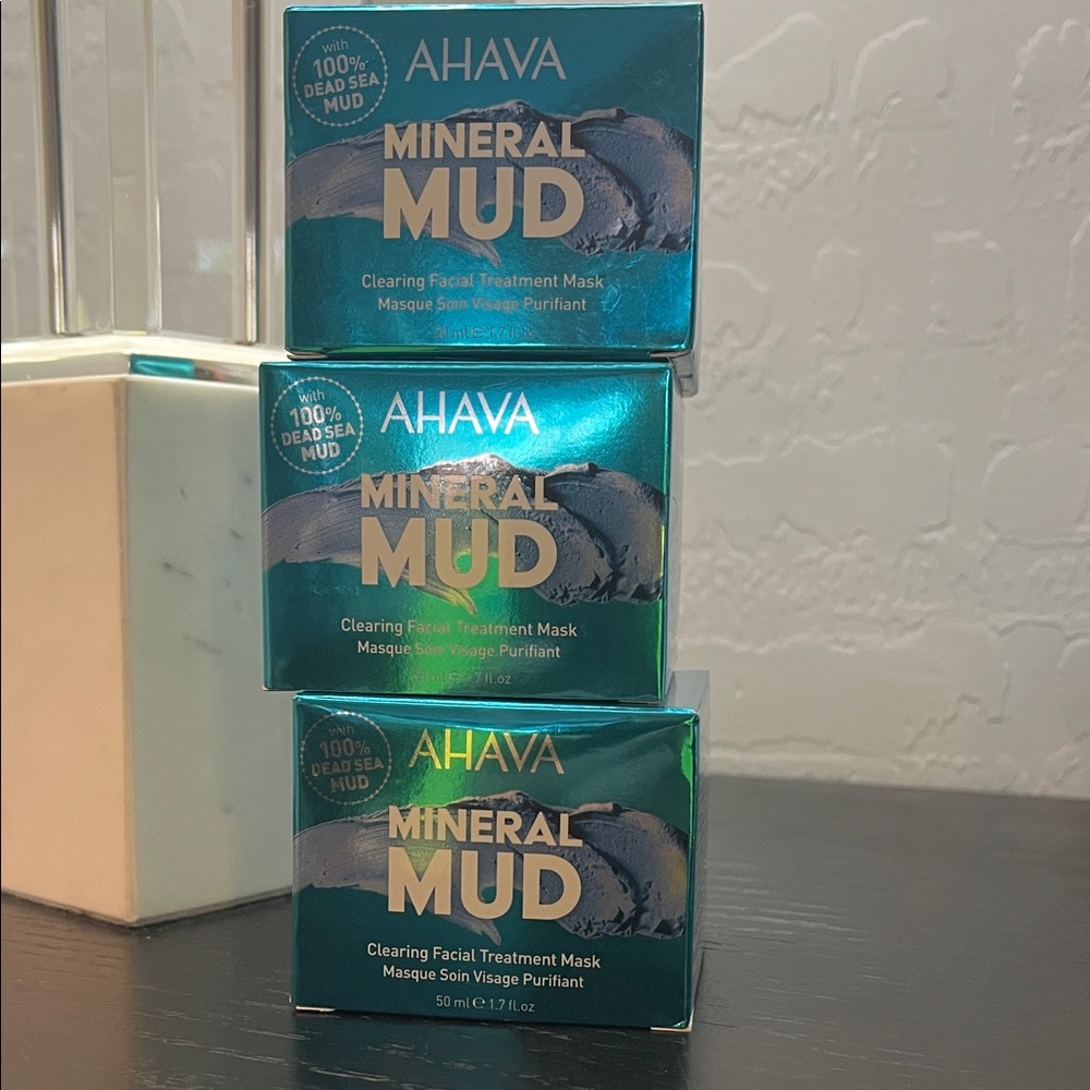 AHAVA Mineral Mud Clearing Mask - Blue and Green Packaging
